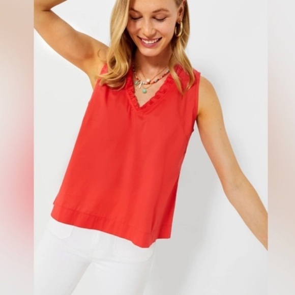 Pomander Place Tops - Tuckernuck POMANDER PLACE Red Veronica Top